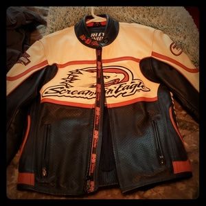 Harley Davidson screamin eagle leather jacket